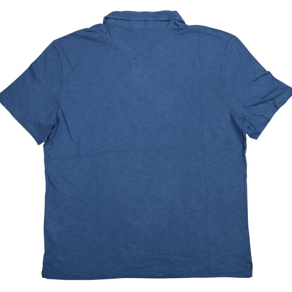 Southern Tide Sunny Dunes Sun Farer Buttonless Men's Polo Shirt L NWT Aged Denim - Picture 2 of 2